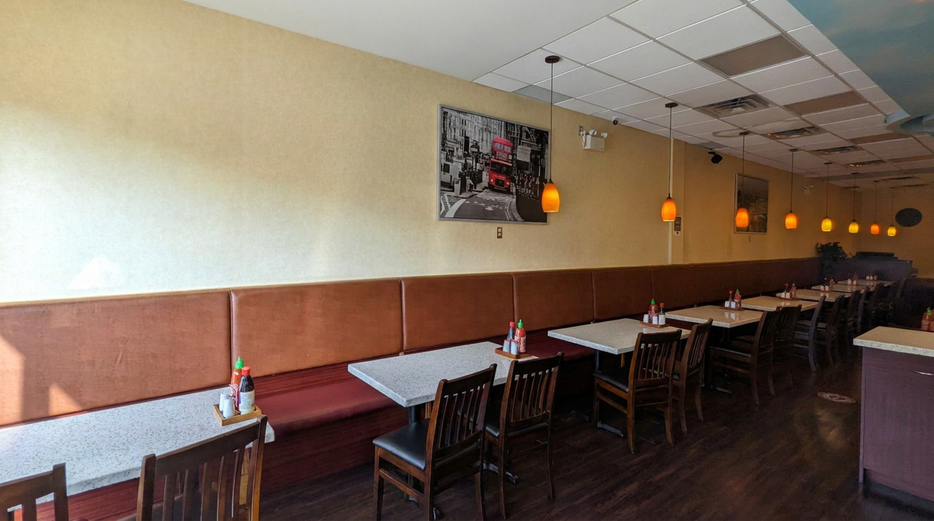 The dining room