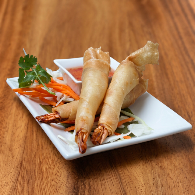 Crispy Tiger Shrimp Roll.
