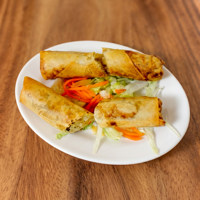 Vegetable Spring Rolls.